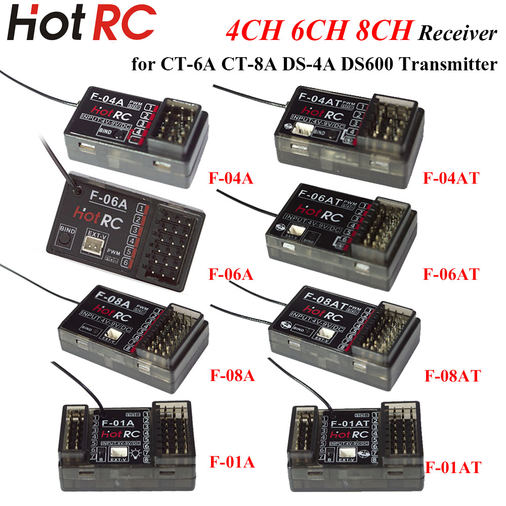 Rc Boat - HOTRC 2.4Ghz 4/6/8チャンネル F-04A F-06AT F-08AT
