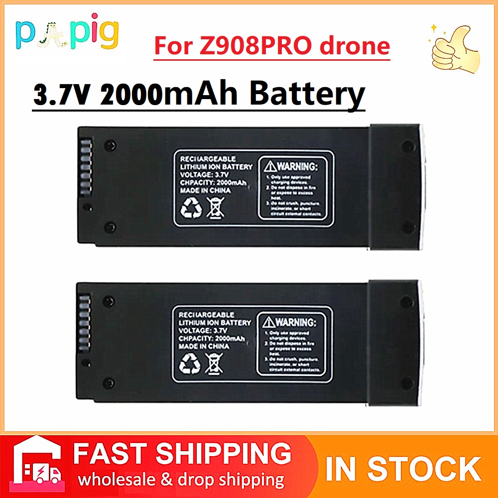 Drone Rc Pro - Z908 プロマックスドローンバッテリー 3.7V 2000mAh オリジナル Z908