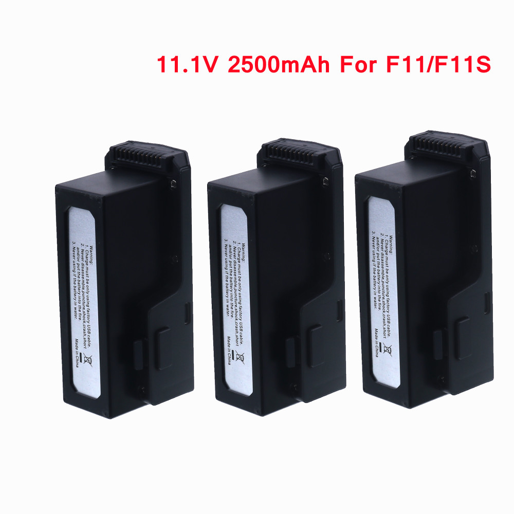 Drone Rc Pro - Lipoバッテリー11.1v,2500mah,sjr/c sjrc f11/f11 pro,sjrc f11s/f11s pro/f11s