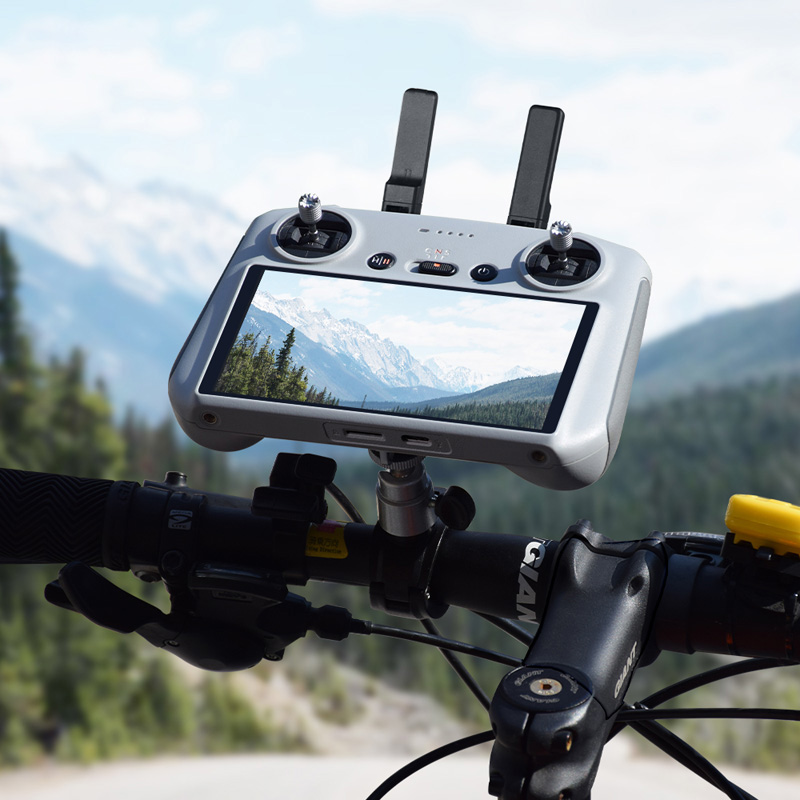 Drone Bike Rc - 自転車ブラケットホルダー調整可能な固定クランプアルミ合金自転車ハンドルバーマウントホルダー DJI RC 2 リモコン用