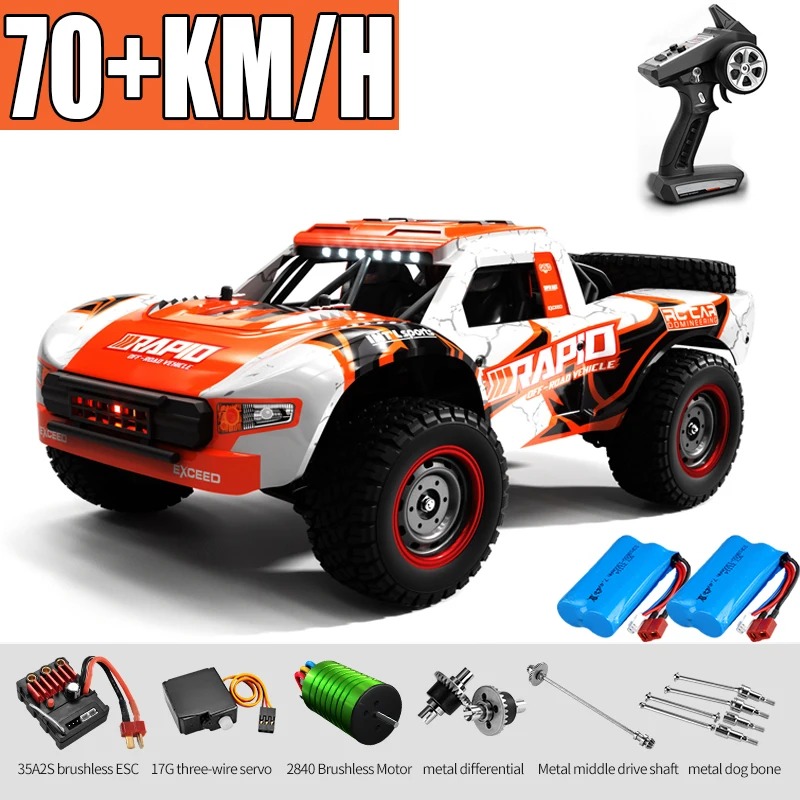 Drone Bike Rc - JJRC Q130 1:16 70 キロ/h 4WD