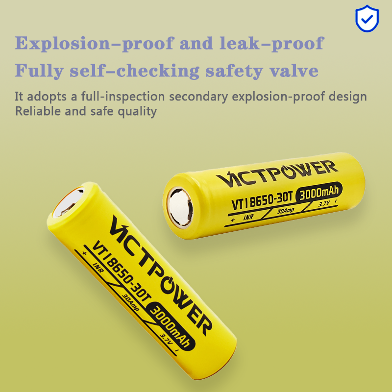 Drone Bike Rc - 30A連続放電 Vicpower 18650-30T 3000mAh 3.7V バッテリー