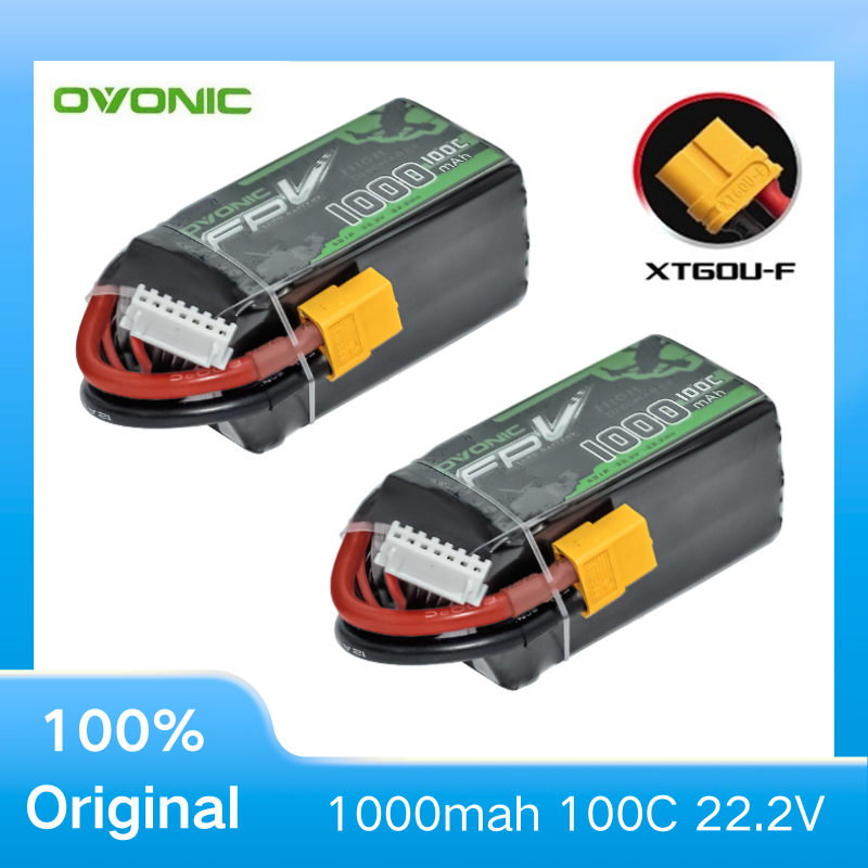 Drone Zll Rc - 2 個 OVONIC 1000mAh 100C 22.2V