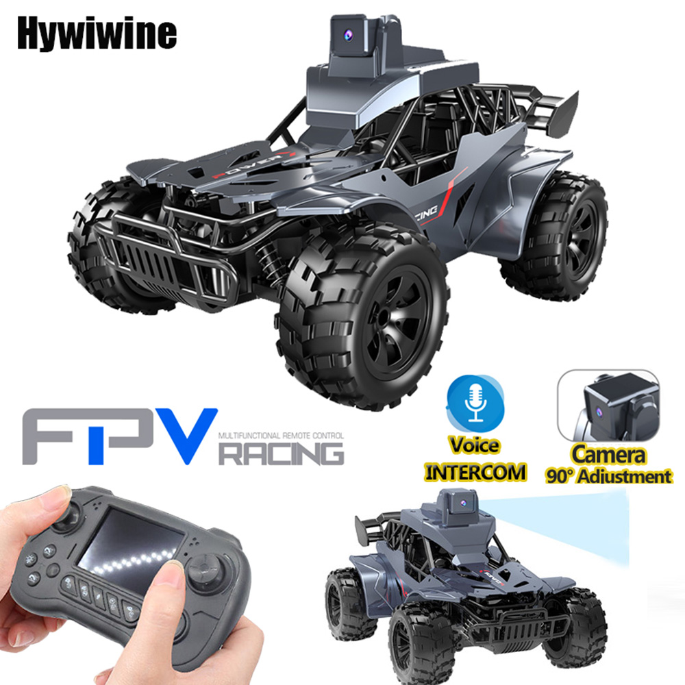 Drone Bike Rc - 2.4G FPVカメラ搭載RCカー LCDリモコン付きリアルタイム伝送 高速オフロードレーシングカー 音声チャット機能付きおもちゃ 子供・大人向け