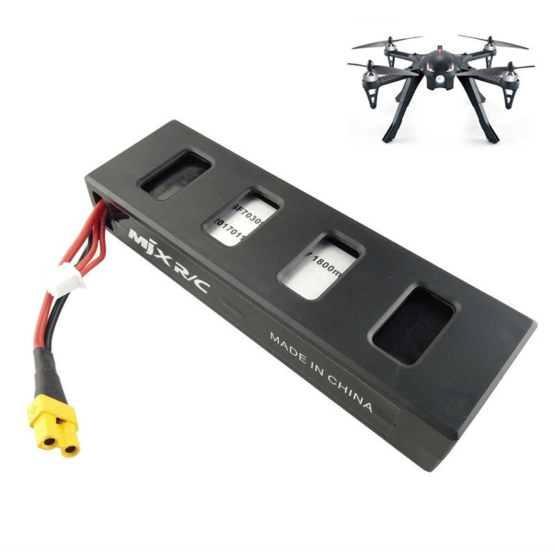 Drone Zll Rc - オリジナル7.4v 1800バッテリーmjx r/cバグ3/B3リチウム用mjx B3 rc quadcopterドローンスペアパーツアクセサリー1個