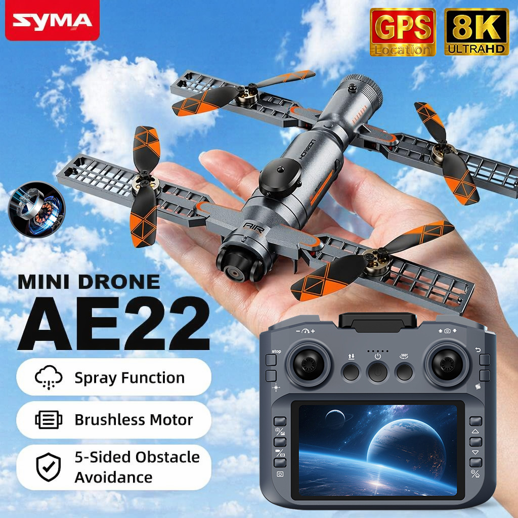 Drone Rc Price - AE22折りたたみ式ドローン 8Kデュアルカメラ FPVクアッドコプター GPS障害物回避 ブラシレス プロ仕様