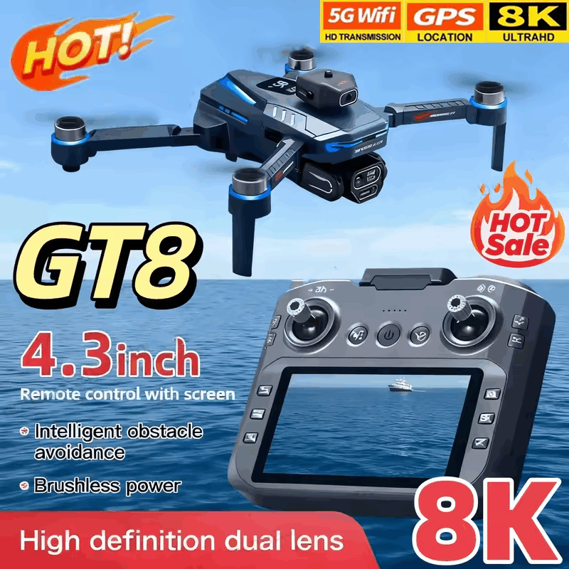 Drone Rc Price - GT8ドローン 8K HDカメラ 5G WIFI ブラシレスモーター