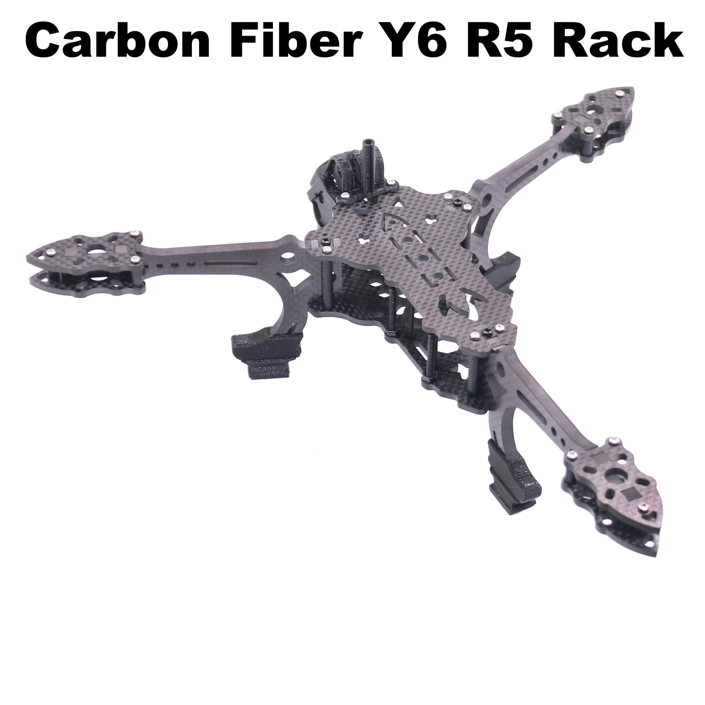 Drone Frame 5 Inch - B-CUBE Y6R5 5インチ FPV ドローンフレームキット カーボンファイバー