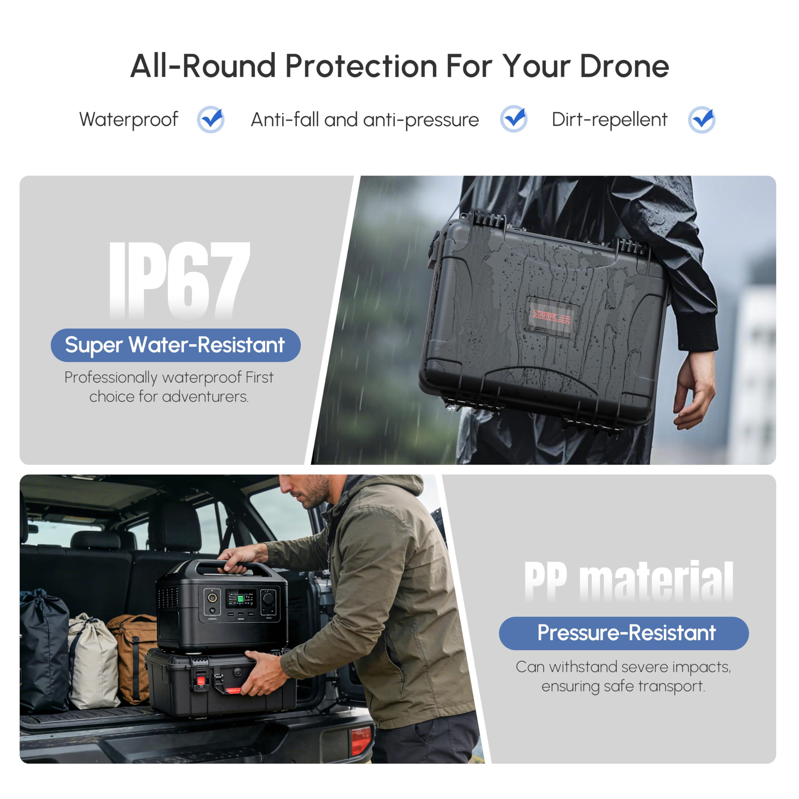 防水ハードケース DJI Avata 360 コンボ用 耐衝 - Drone Rc N3 のレビューと価格