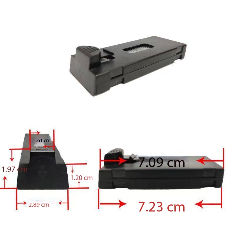 3.7V 1800mAh 3800mAh RC ドローンバッ - Drone Zll Rc のレビューと価格