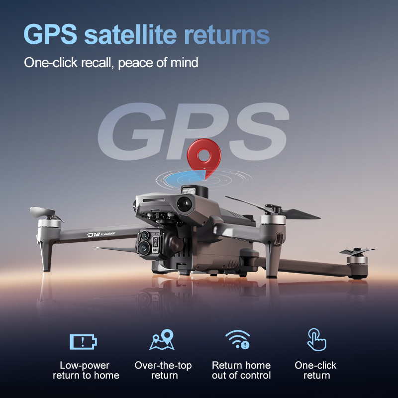 D12プロフェッショナルGPSドローン 8Kスクリーンリモコ - Drone Aircraft Jjrc のレビューと価格
