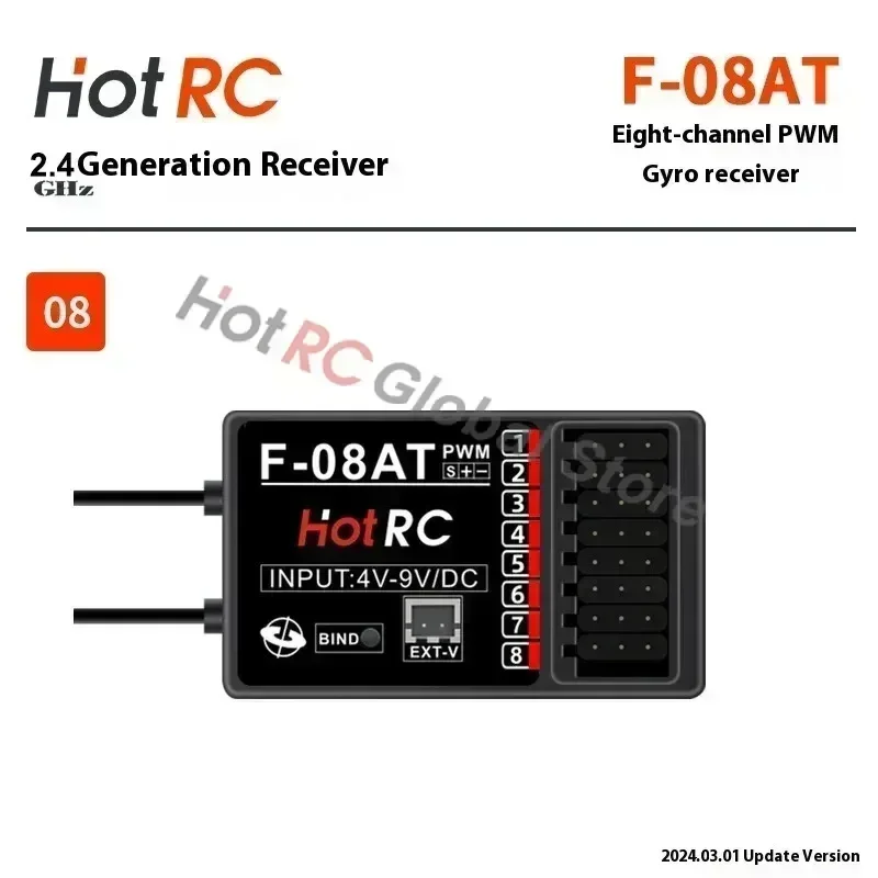 HOTRC 2.4Ghz 4/6/8チャンネル F-04A  - Rc Boat のレビューと価格