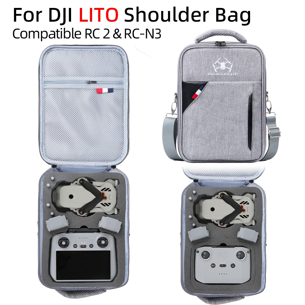 DJI LITO ショルダーバッグ RC 2/RC N3対応 - Drone Rc N3 のレビューと価格