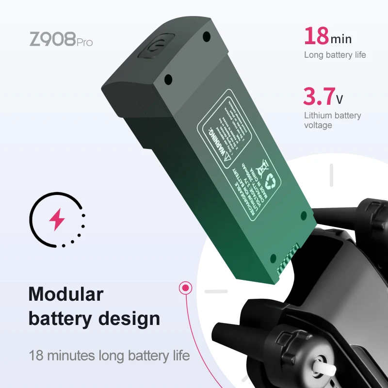Z908 プロマックスドローンバッテリー 3.7V 2000 - Drone Rc Pro のレビューと価格