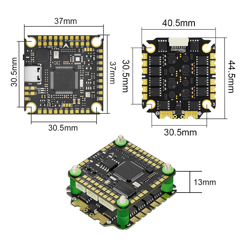 Aocoda-RC F465S V4 AIO 8S FPVド - Drone Rc V4 のレビューと価格