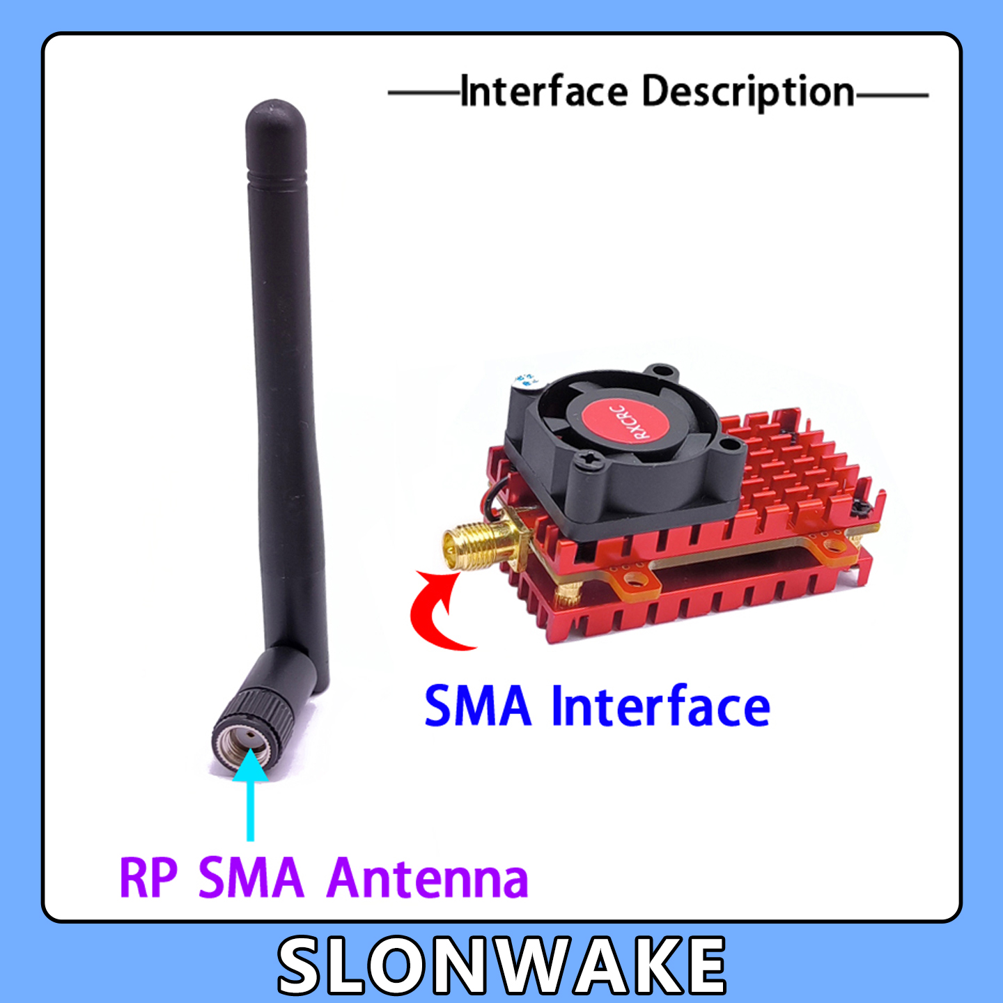 SLONWAKE 5.8G 2W VTX FPV 1800T - Drone Rc Camera のレビューと価格