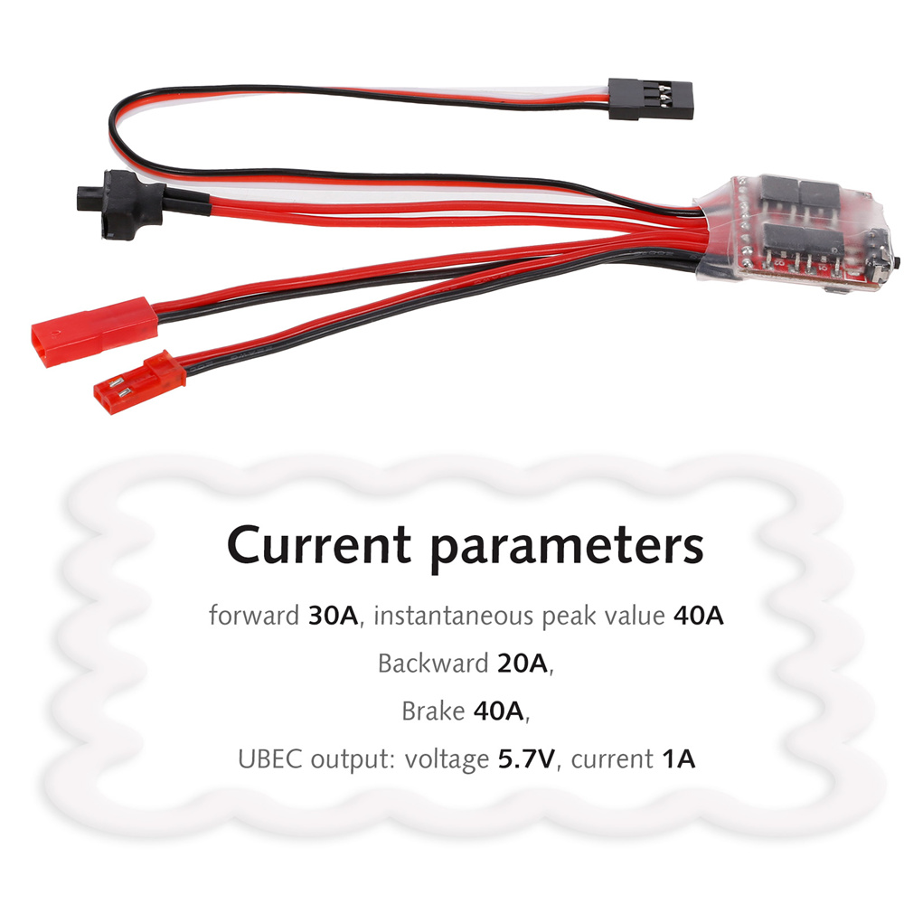 ミニ RC カー 30A ブラシ付き ESC フォワード リ - Rc Boat のレビューと価格