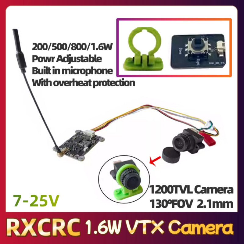 RXCRC 5.8G モジュール 48CH 1.6W VTX - Drone Rc Camera のレビューと価格
