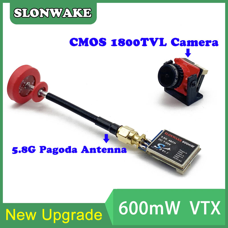 すぐに使える5.8G 48CH 600mWビデオ送信機とCm - Drone Rc Camera のレビューと価格