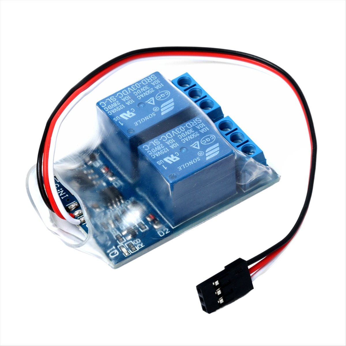 A40I 5V 10A 2チャンネル産業用PWMリレーモジュ - Drone Two Rc Way のレビューと価格