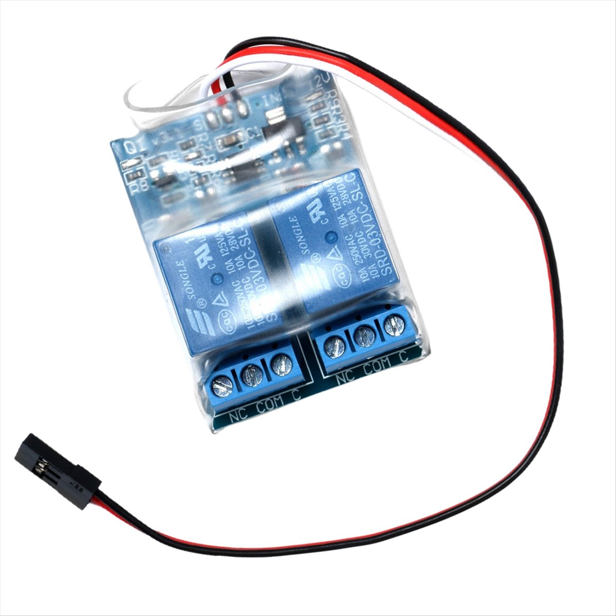 A40I 5V 10A 2チャンネル産業用PWMリレーモジュ - Drone Two Rc Way のレビューと価格