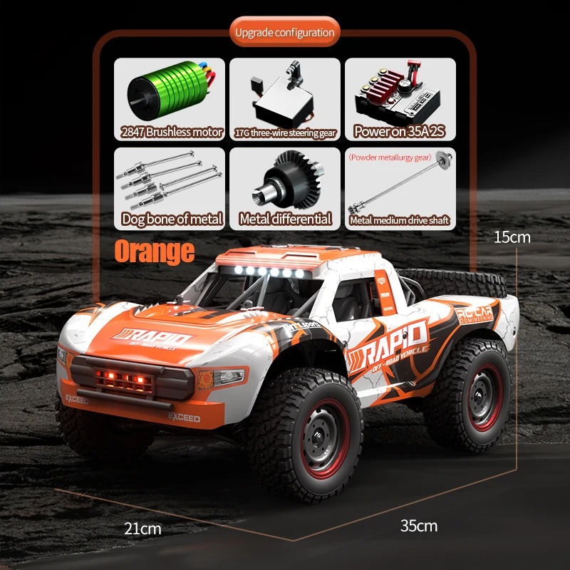 JJRC Q130 1:16 70 キロ/h 4WD RC  - Drone Bike Rc のレビューと価格