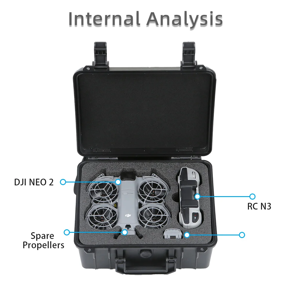 ポータブル安全ボックス DJI NEO 2 保護防爆ボックス - Drone Rc N3 のレビューと価格