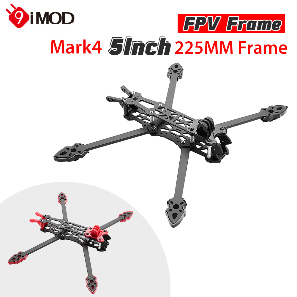 Mark4 5インチFPVレーシングドローンフレーム225m - Drone Frame 5 Inch のレビューと価格