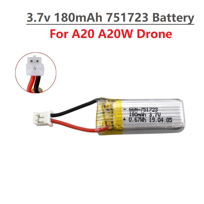 オリジナル 3.7V 180mAh リポバッテリーと充電器  - Drone Zll Rc のレビューと価格