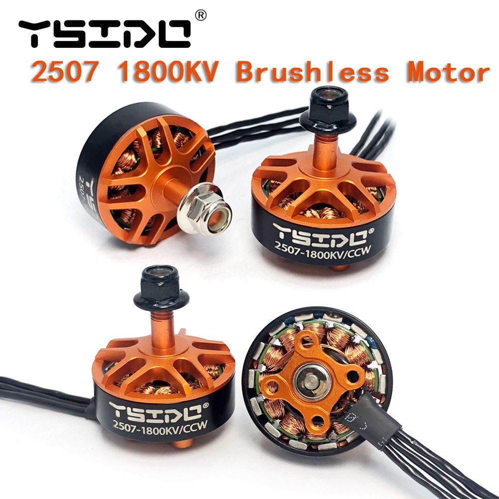 YSIDO 2507 1800KV 3-6S ブラシレスモー - Drone Frame 5 Inch のレビューと価格