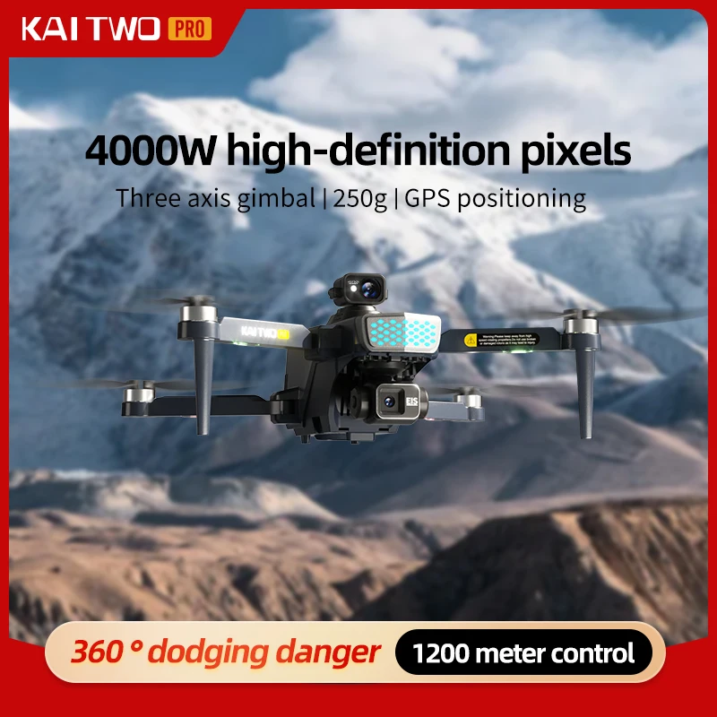 Kai Two Pro-ドローン,4K HDカメラ,GPS, - Drone Two Rc Way のレビューと価格