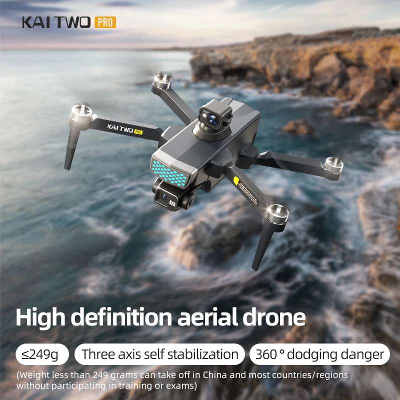 Kai Two Pro-ドローン,4K HDカメラ,GPS, - Drone Two Rc Way のレビューと価格