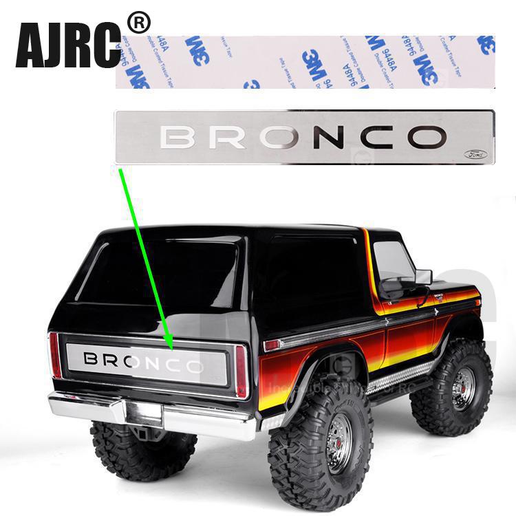 Djrc リアステンレス鋼ロゴ装飾 1/10 Rc クローラ - Drone Reaper Rc のレビューと価格