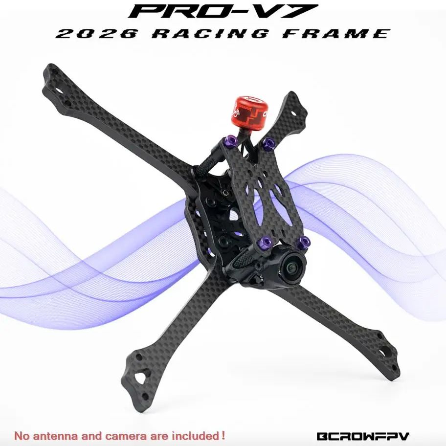 BCROWFPV PRO-V7 レーシングドローンフレームキ - Drone Frame 5 Inch のレビューと価格