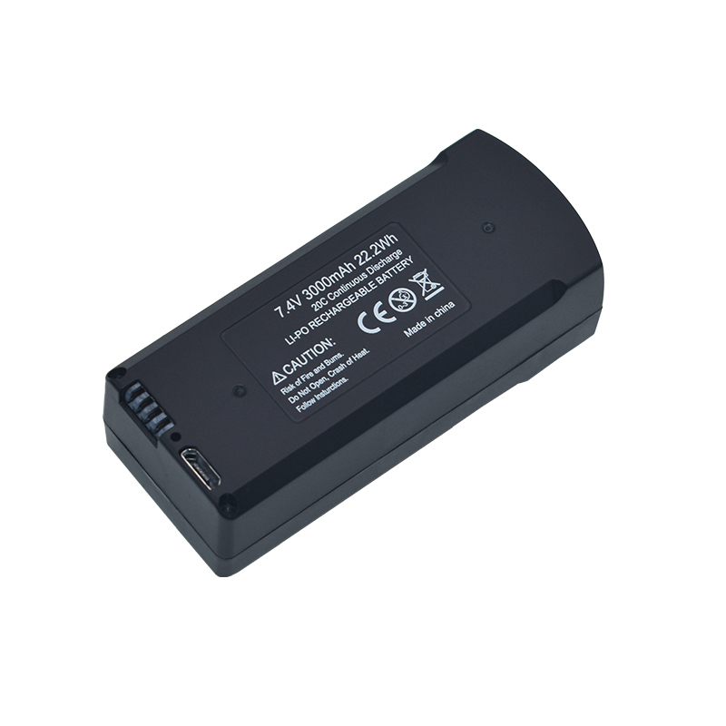 GPS V198 7.4V 3000mAh バッテリー RC - Drone Rc Pro のレビューと価格