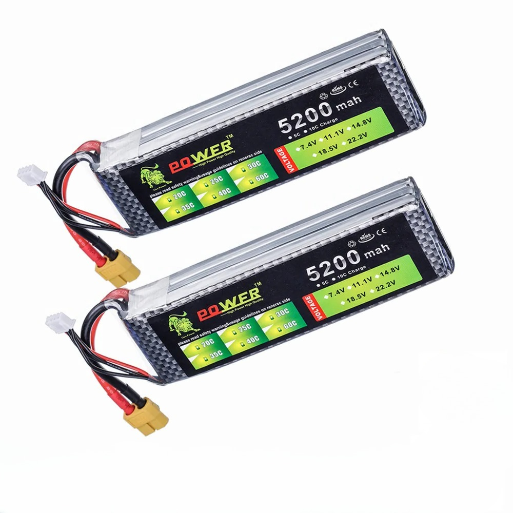 3S 5200mAh 11.1V 60C リポバッテリー R - Drone Zll Rc のレビューと価格